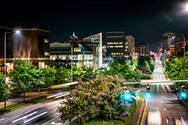 A View of Campus at night berry_lg.jpg